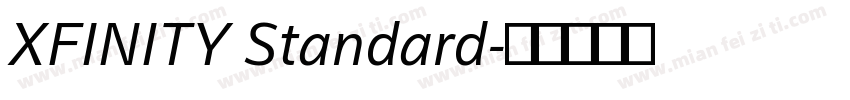 XFINITY Standard字体转换